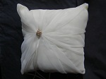coussin porte alliance voile ivoire
